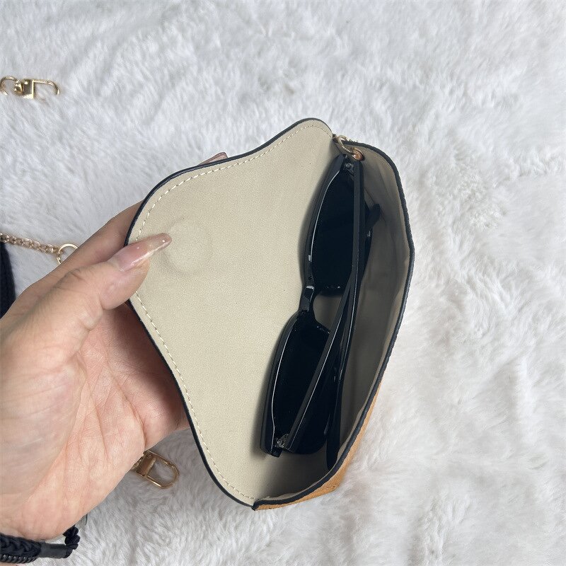 Eyeglass Storage Bag Manufacturer - OEM/ODM Custom Lychee Pattern PU Leather Case