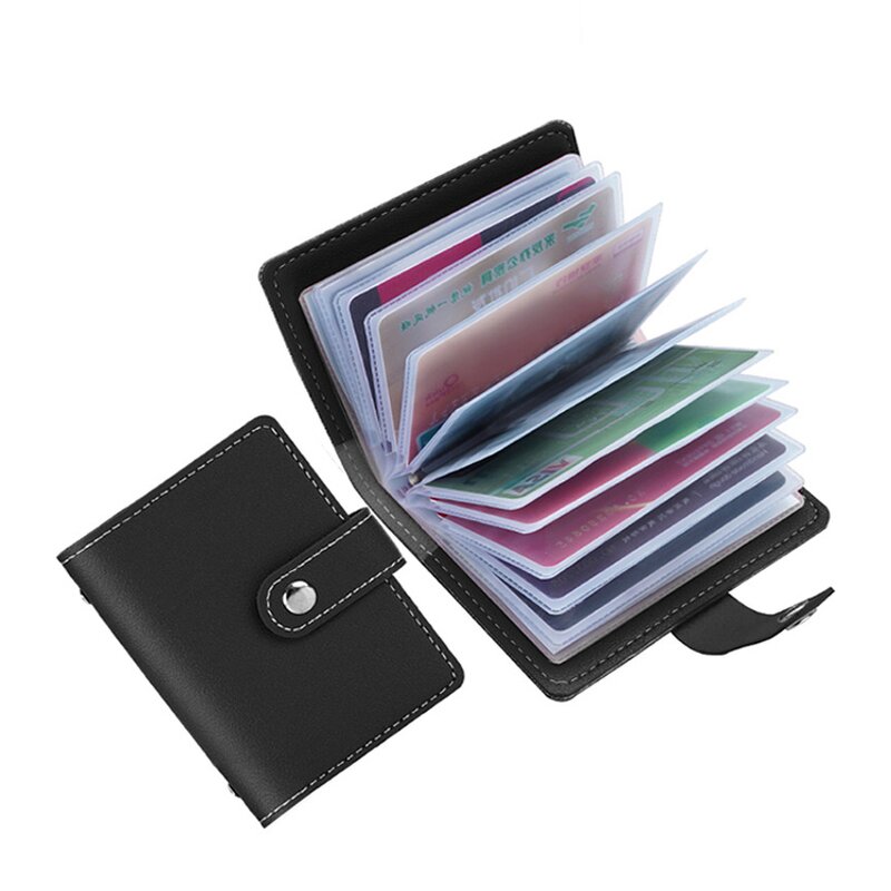Card Holder Manufacturer - OEM/ODM Custom 26 Slot Soft PU Leather Wallet