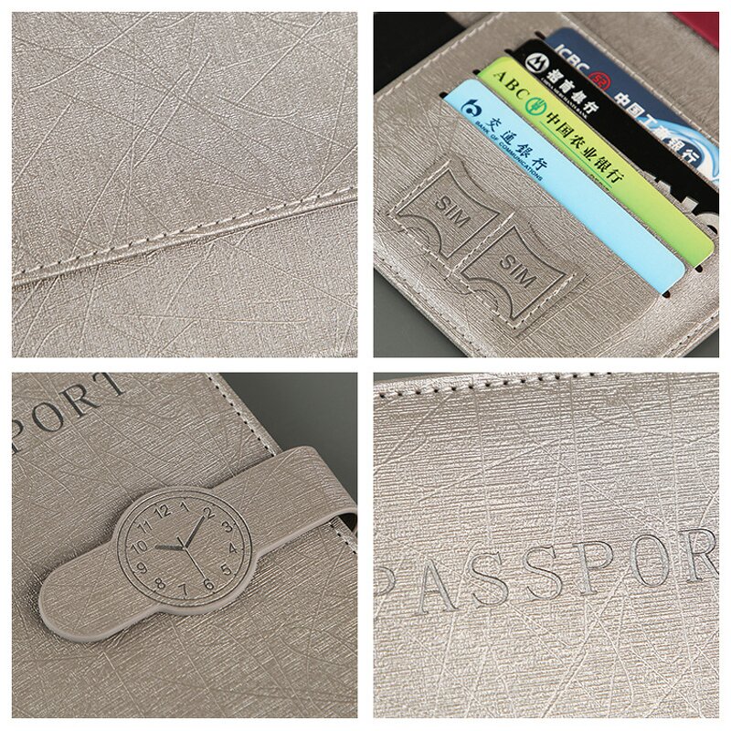 Passport Holder Manufacturer - OEM/ODM Custom RFID Protection Magnetic Button Holder