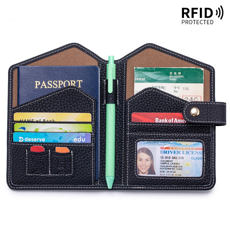 Passport Cover Manufacturer - OEM/ODM Custom RFID Air Tag Holder Leather Cover