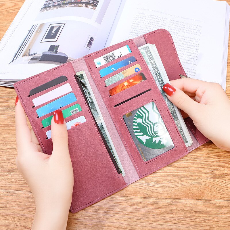 Clutch Purse Manufacturer - OEM/ODM Custom Pu Leather Slim Purse Wallet