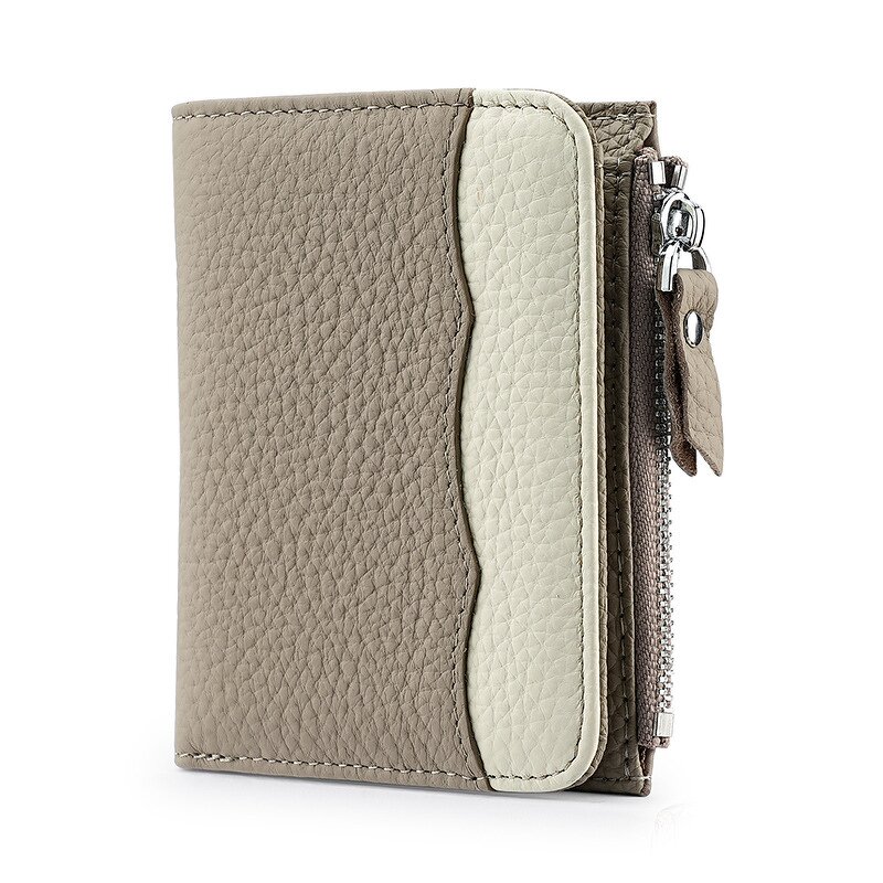 Women's Wallet Manufacturer - OEM/ODM Custom Genuine Leather Zipper Card Wallet