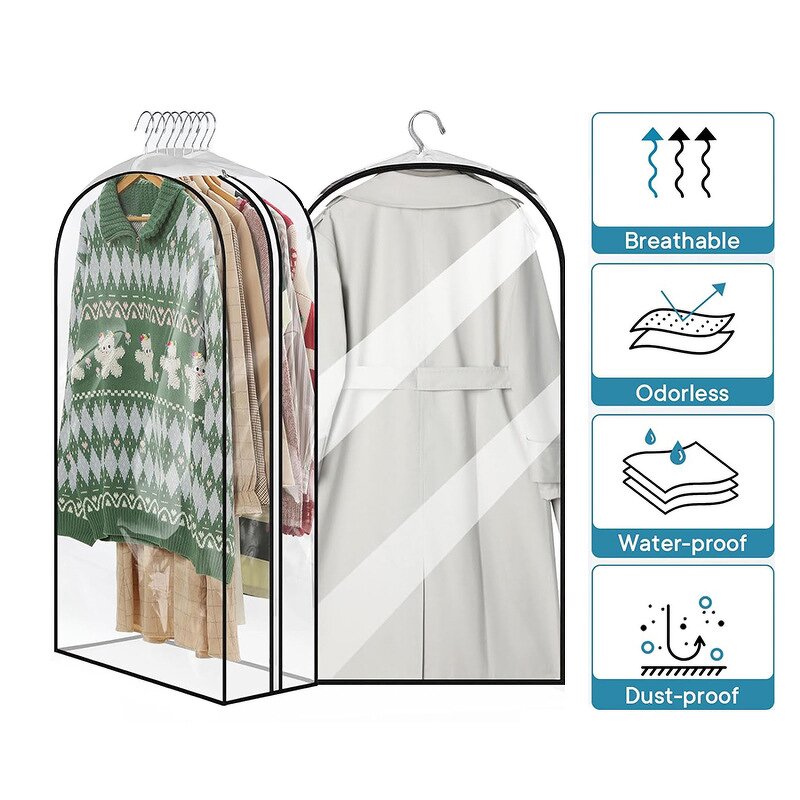 Garment Bag Manufacturer - OEM/ODM Custom Waterproof PE Hanging Suit Cover