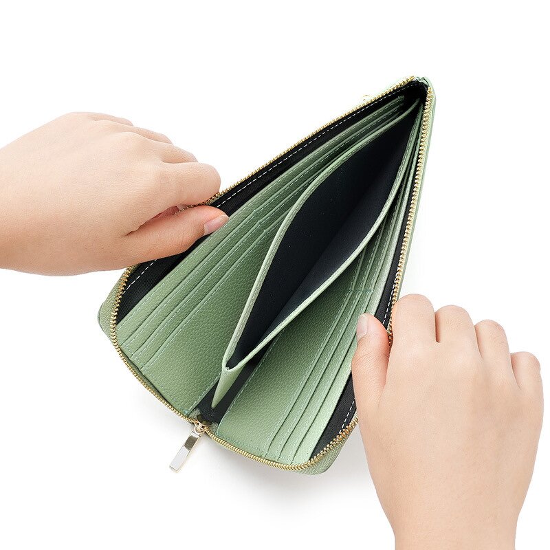 Women's Wallet Manufacturer - OEM/ODM Custom Slim Long Card Holder Purse
