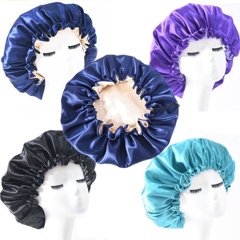 Silk Bonnet Manufacturer - OEM/ODM Custom Double Layer Elastic Satin Bonnet