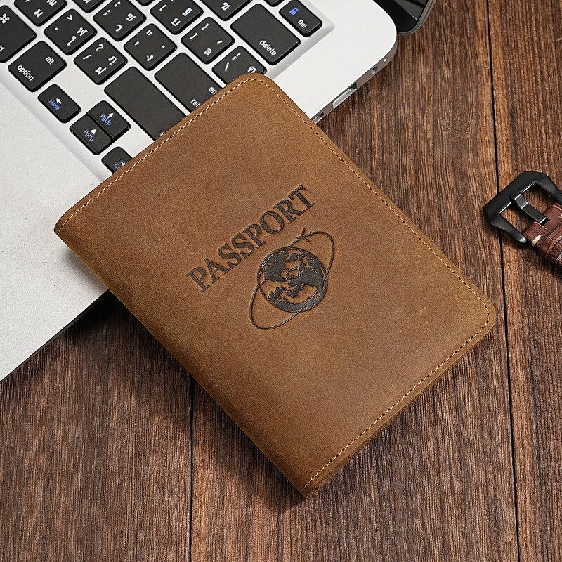 Passport Case Manufacturer - OEM/ODM Custom RFID Blocking Crazy Horse Leather