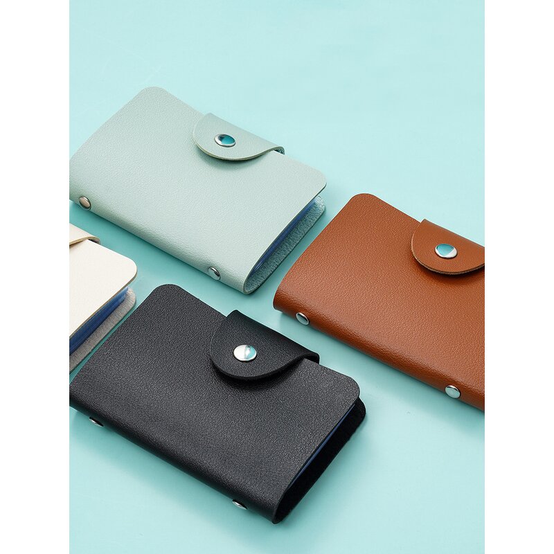 Card Holder Manufacturer - OEM/ODM Custom PU Leather 24 Card Slots Wallet