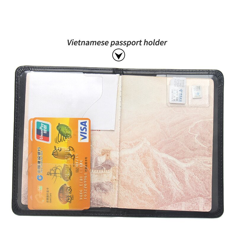 Passport Holder Manufacturer - OEM/ODM Custom Gold Foiled Stamping Holder