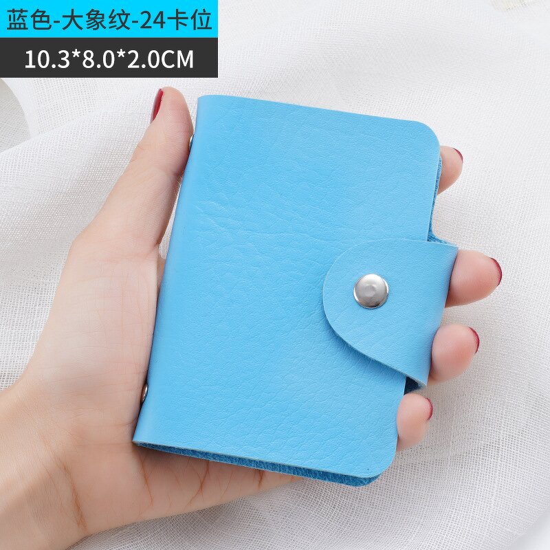 Card Holder Manufacturer - OEM/ODM Custom PU Leather 24 Card Slots Wallet