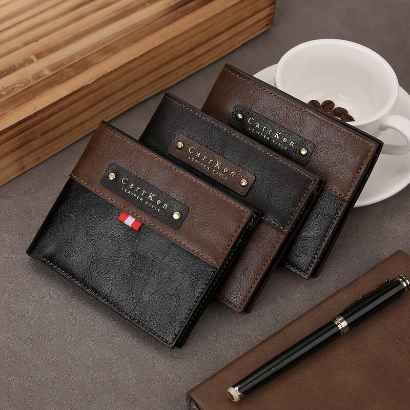 Men's Wallet Manufacturer - OEM/ODM Custom Bicolour Business Retro Wallet