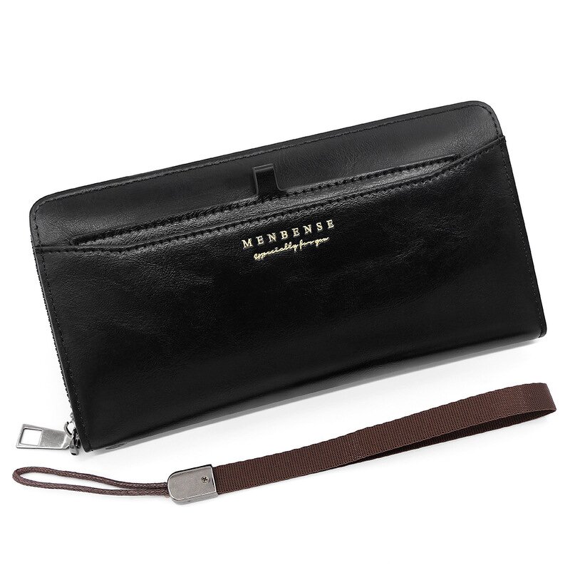 Men's Wallet Manufacturer - OEM/ODM Custom Large Capacity Zipper Clutch Bag
