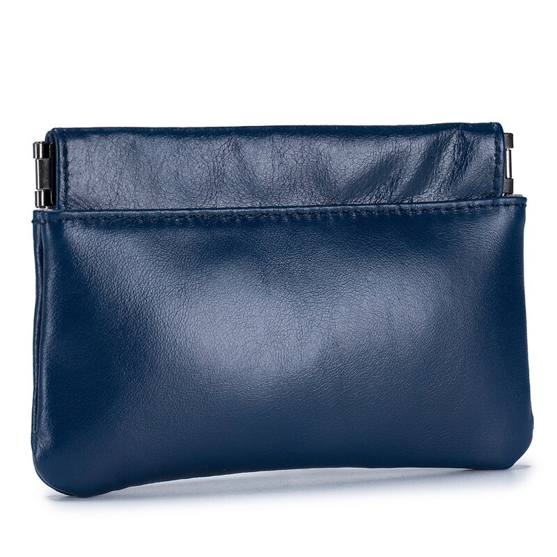 Coin Purse Manufacturer - OEM/ODM Custom Vintage Cowhide Leather Squeeze Purse