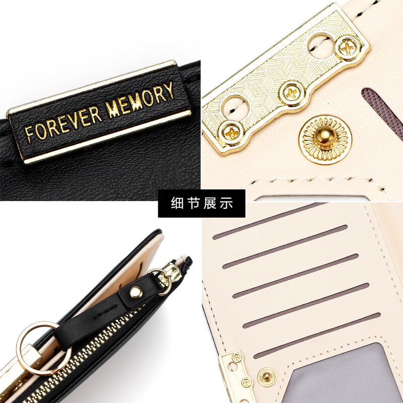 Women's Purse Manufacturer - OEM/ODM Custom Multi Card Slots Zipper Wallet