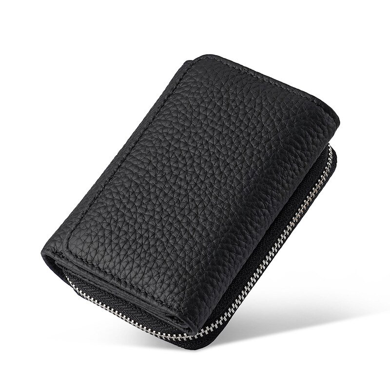 Women's Wallet Manufacturer - OEM/ODM Custom Mini Trifold Genuine Leather Wallet