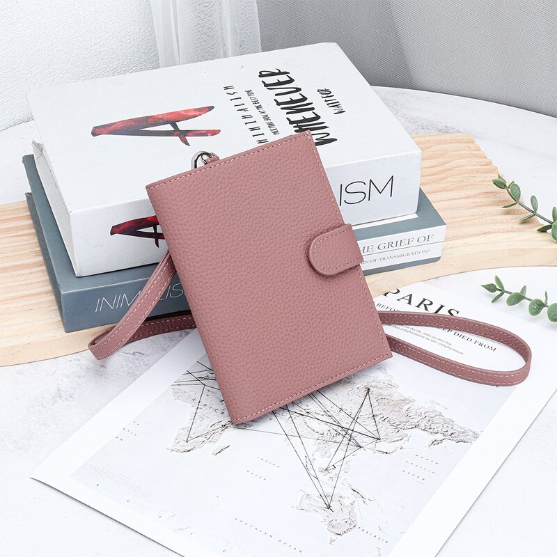 Passport Holder Manufacturer - OEM/ODM Custom Genuine Leather Neck Sling Wallet