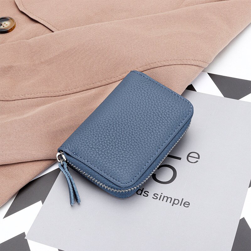 Women's Wallet Manufacturer - OEM/ODM Custom Cowhide Leather Short Card Wallet