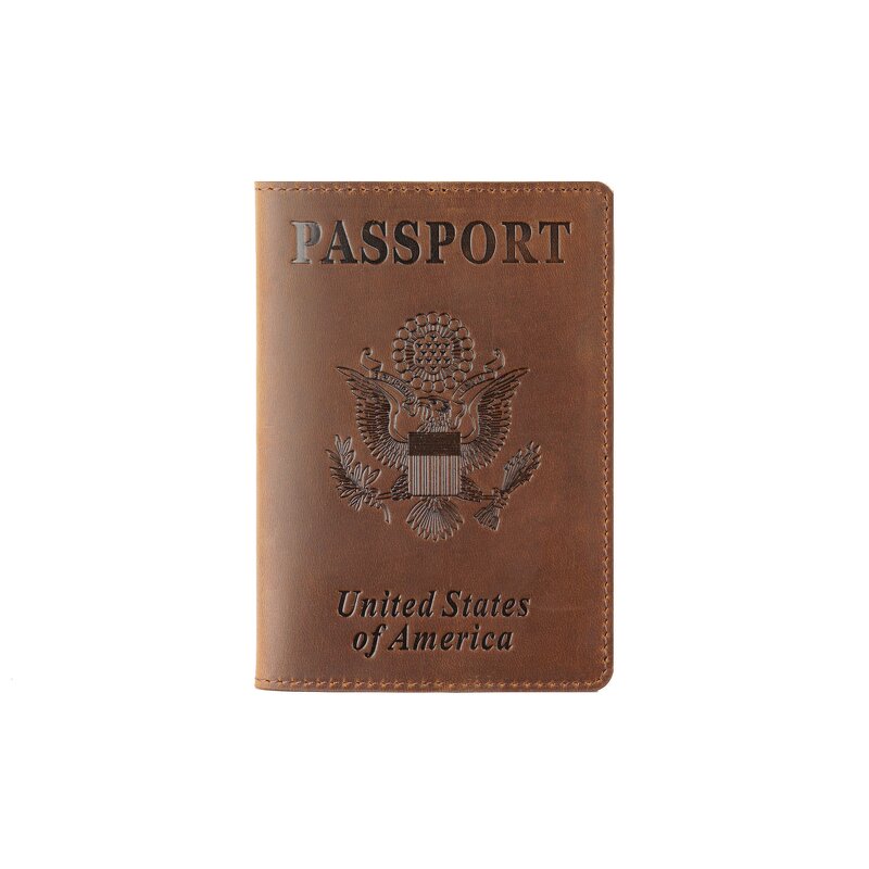 Passport Cover Manufacturer - OEM/ODM Custom Slim Waterproof Crazy Horse Leather