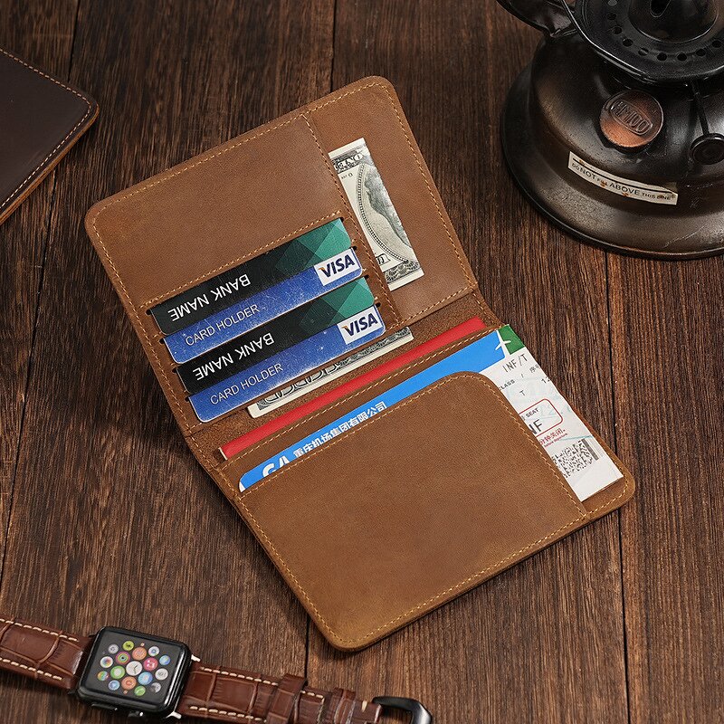 Passport Case Manufacturer - OEM/ODM Custom RFID Blocking Crazy Horse Leather