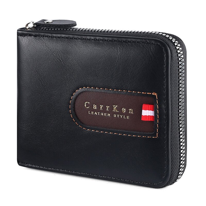 Men's Wallet Manufacturer - OEM/ODM Custom PU Leather Zipper Coin Purse
