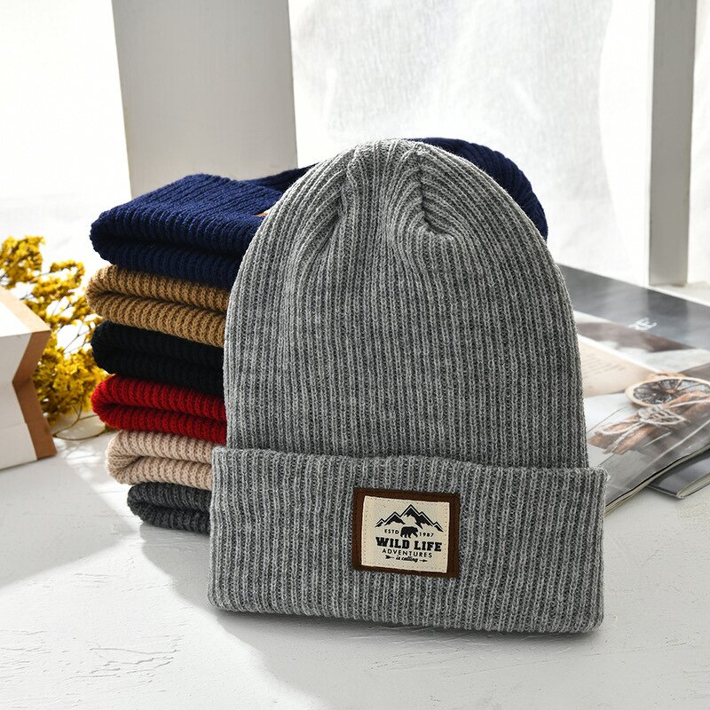 Knitted Cap Manufacturer - OEM/ODM Custom Label Logo Warm Knit Beanie