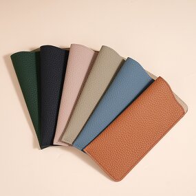 Sunglasses Case Manufacturer - OEM/ODM Custom Full Grain Leather Eyeglass Pouch