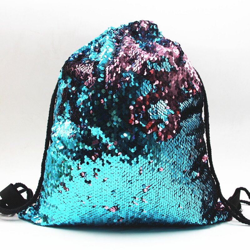 Drawstring Backpack Manufacturer - OEM/ODM Custom Glitter Sequins Sports Bag