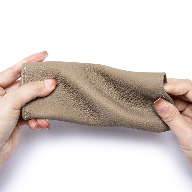 Eyeglass Case Manufacturer - OEM/ODM Custom Luxury Cowhide Leather Pouch