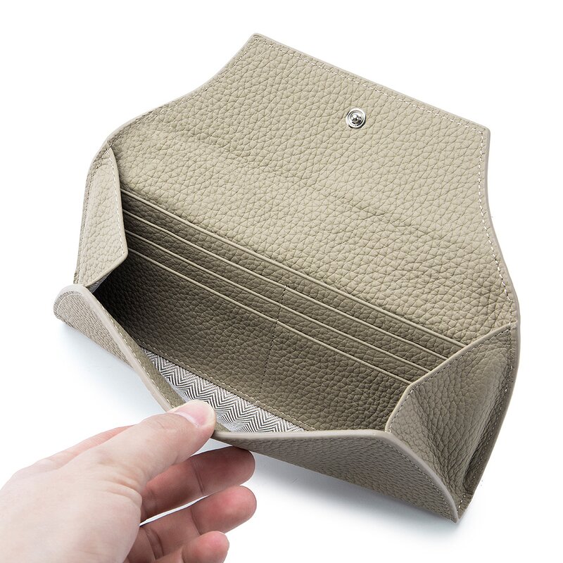 Card Holder Manufacturer - OEM/ODM Custom Genuine Leather Ultra-thin Wallet