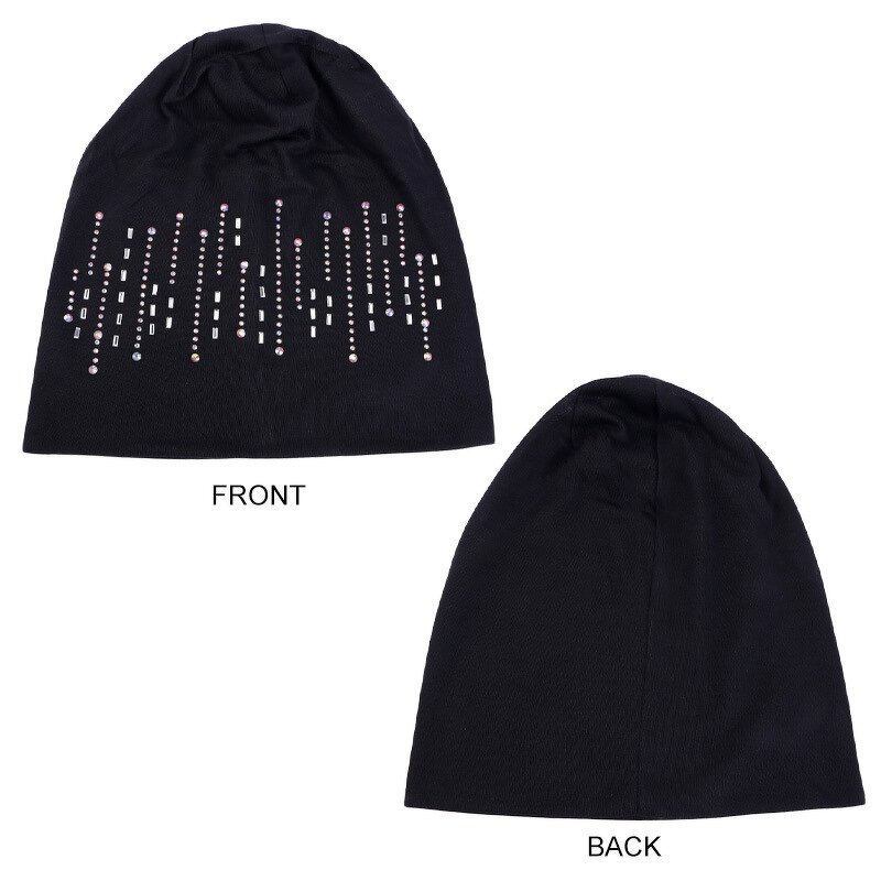 Beanie Hat Manufacturer - OEM/ODM Custom Rhinestone Stretchy Hair Care Hats