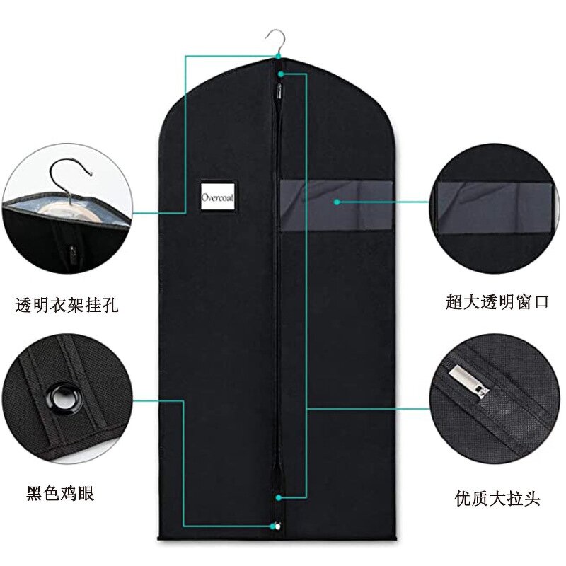 Garment Bag Manufacturer - OEM/ODM Custom Non Woven Foldable Suit Cover Bag
