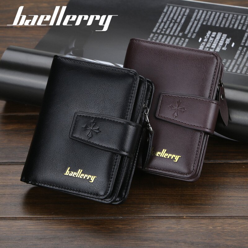 Men's Wallet Manufacturer - OEM/ODM Custom Vertical Zipper Coin Pocket Purse