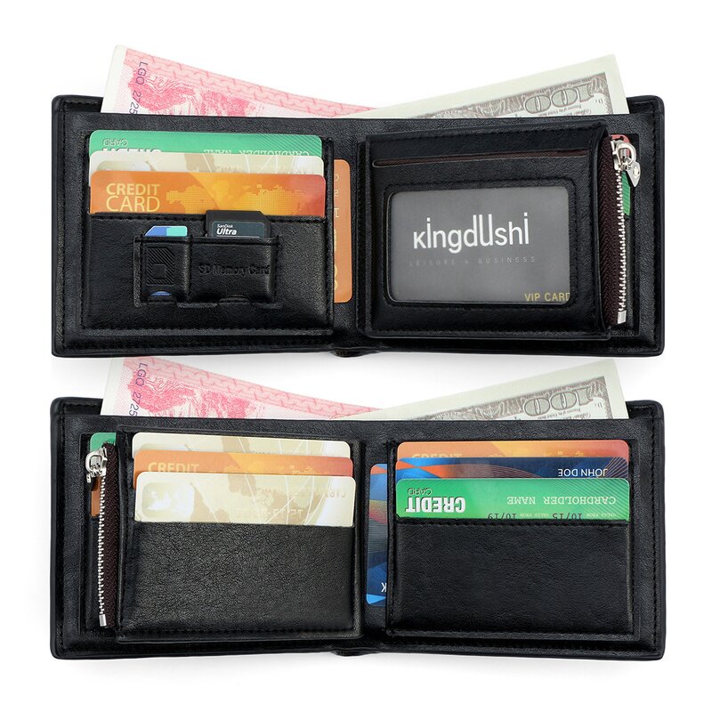 Men's Wallet Manufacturer - OEM/ODM Custom RFID Blocking Trifold Card Wallet