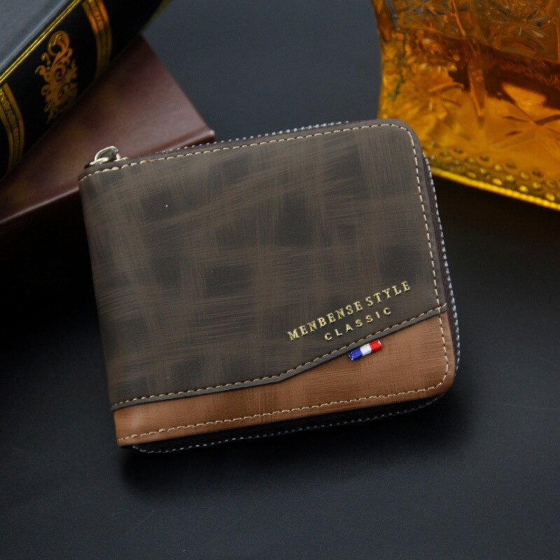 Men's Wallet Manufacturer - OEM/ODM Custom Pu Leather Casual Bifold Wallet