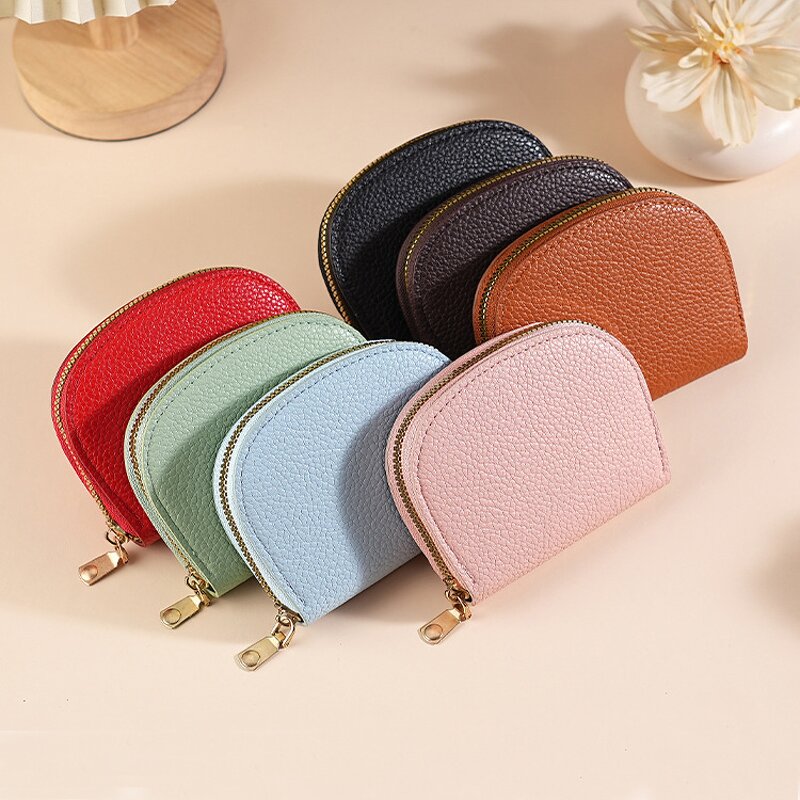 Card Storage Bag Manufacturer - OEM/ODM Custom PU Leather Shell Shape Clutch
