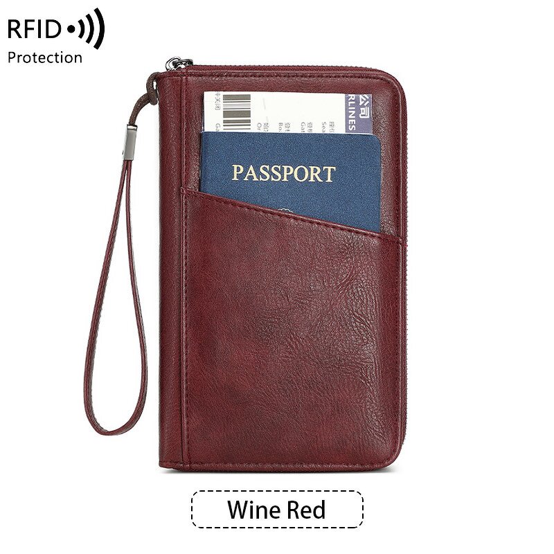 Passport Wallet Manufacturer - OEM/ODM Custom RFID Blocking Ticket Organizer Bag
