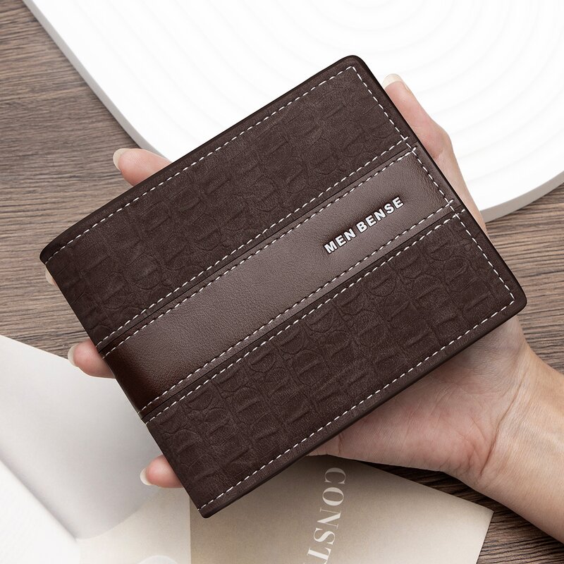 Men's Wallet Manufacturer - OEM/ODM Custom RFID Blocking Trifold Card Wallet
