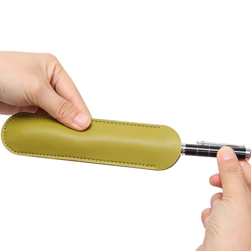 Pen Sleeve Manufacturer - OEM/ODM Custom Vintage PU Leather Single Pen Case