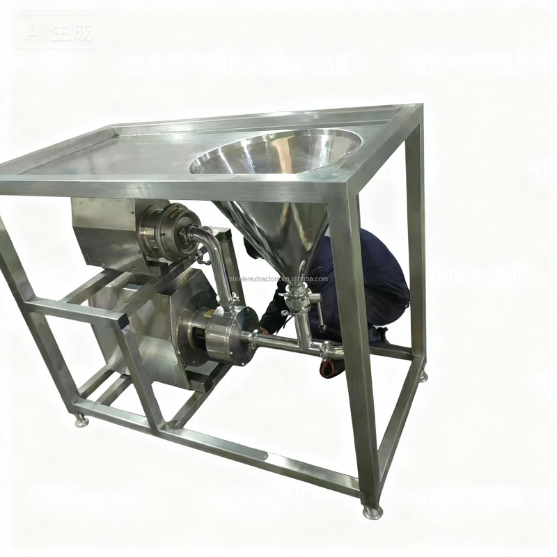 Sanitary Homogenizing Pump Supplier - Custom 304/316L with Hopper