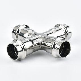 Stainless Steel Tee Supplier - Custom Equal Cross Press Fitting