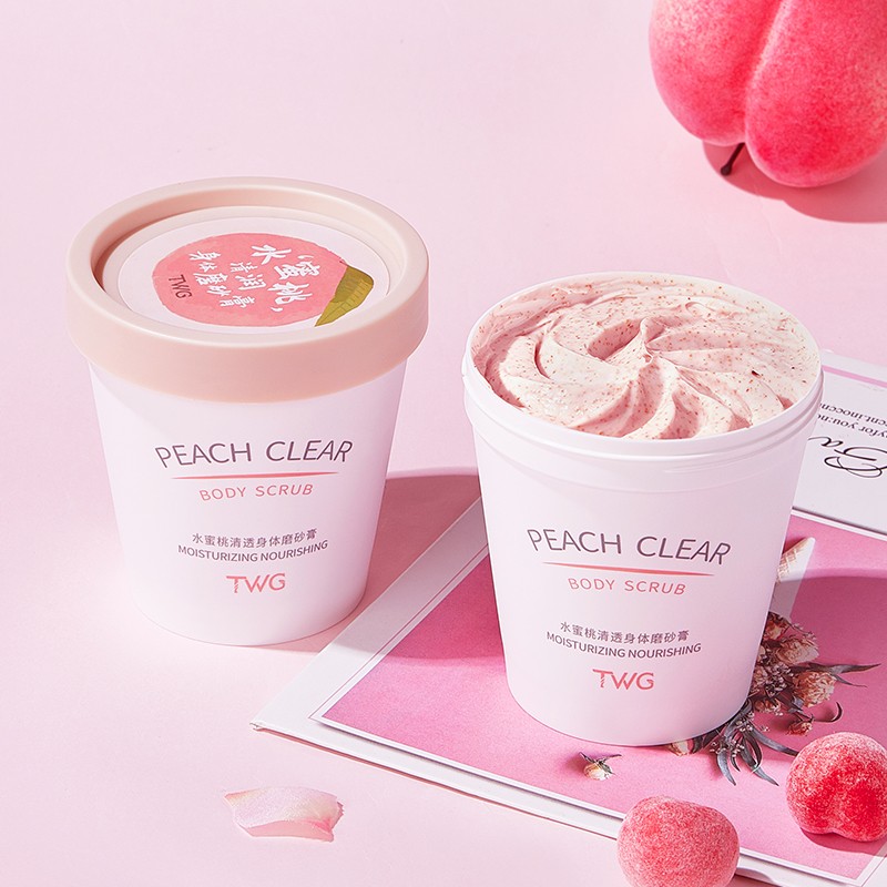 Body Scrub Manufacturer - TWG RTS Peach Exfoliating Moisturizing