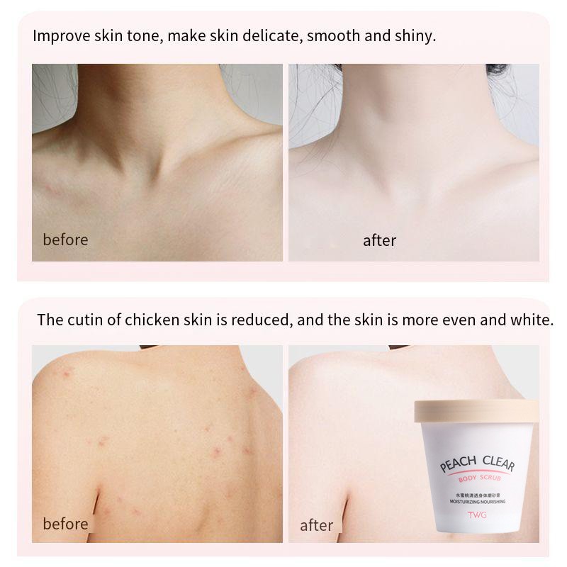 Body Scrub Manufacturer - TWG RTS Peach Exfoliating Moisturizing