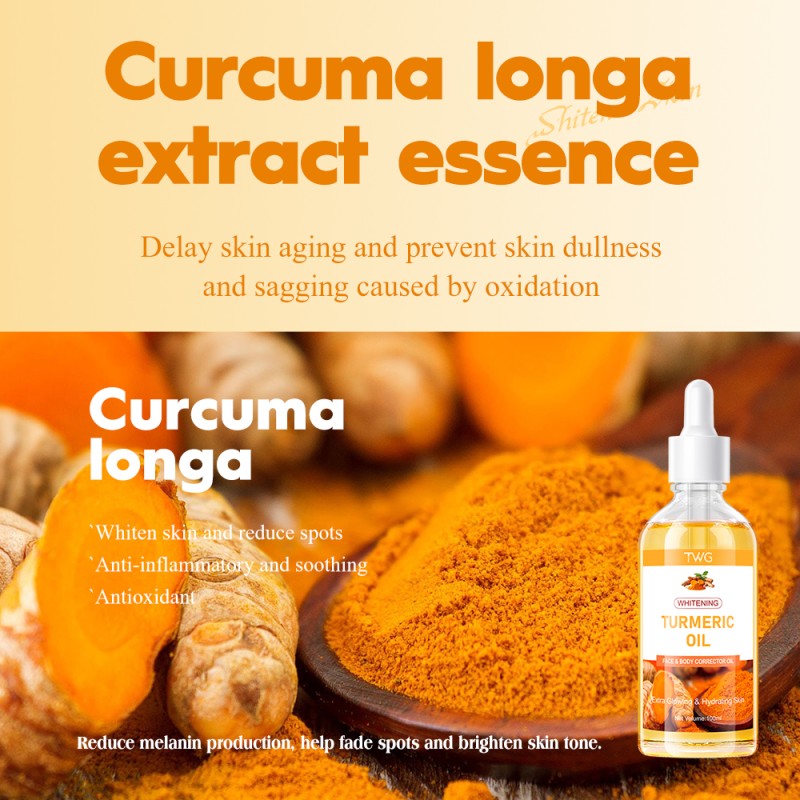 Body Oil Manufacturer - TWG Whitening Turmeric Essential Oil