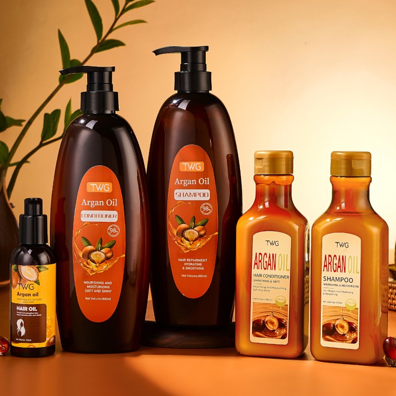 Hair Care Set Manufacturer - TWG RTS Argan Oil Nourishing Moisturizing