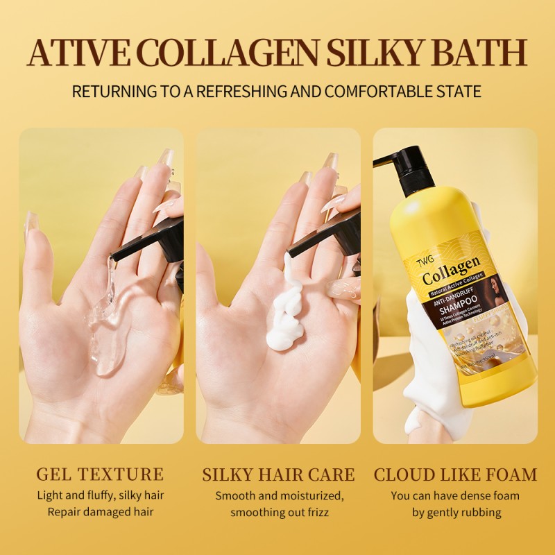 Bath Set Factory - TWG OEM Factory Rice Collagen Shampoo