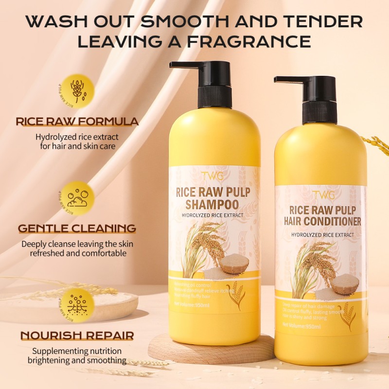 Bath Set Factory - TWG OEM Factory Rice Collagen Shampoo
