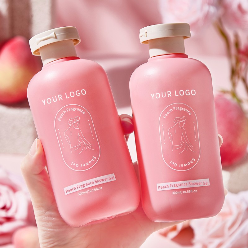 Shower Gel Factory - RongYao Private Label 300ml Peach Fruit