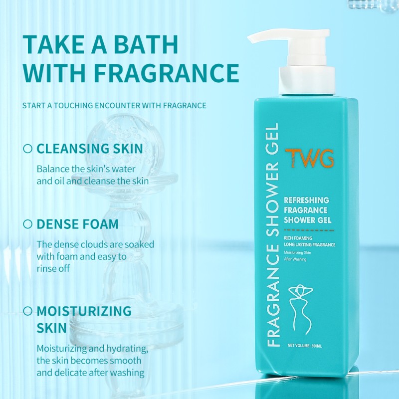 Body Wash Factory - TWG Hot Selling 500ml Refreshing Moisturizing