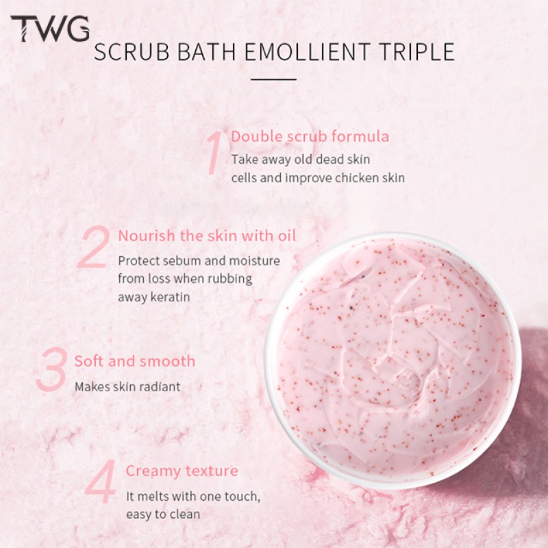 Body Scrub Manufacturer - TWG RTS Peach Exfoliating Moisturizing