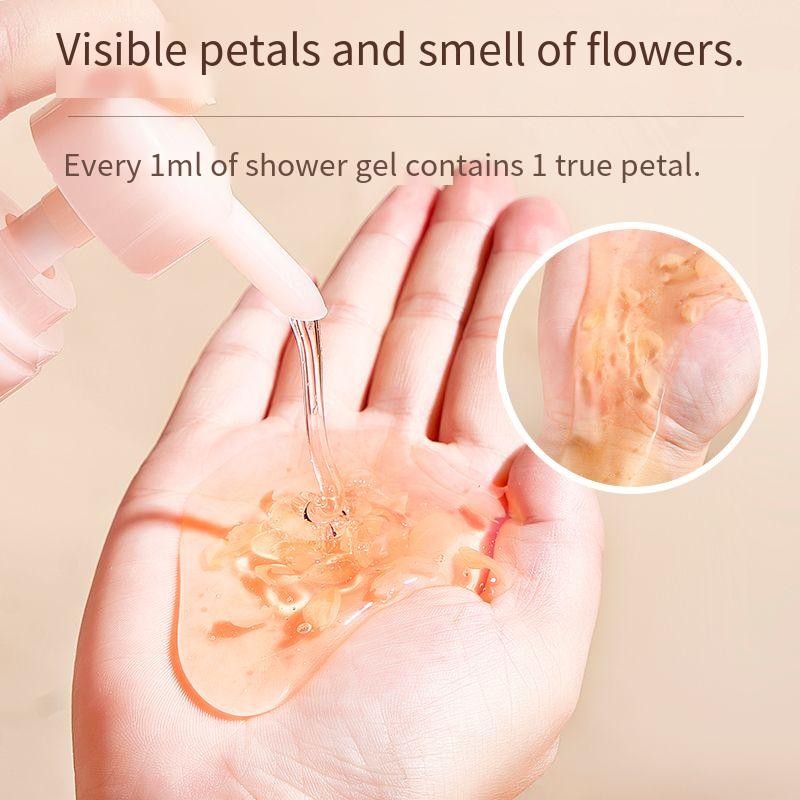 Body Wash Manufacturer - DZ RTS Floral Petal Whitening Rose
