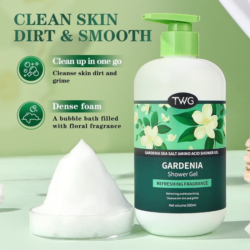 Shower Gel Manufacturer - TWG RTS 500ml Gardenia Sea Salt Amino